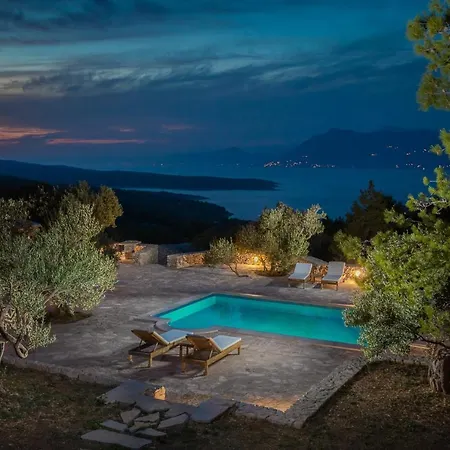 Villa Viva Brac - Pool - Meerblick Povlja (Brac)