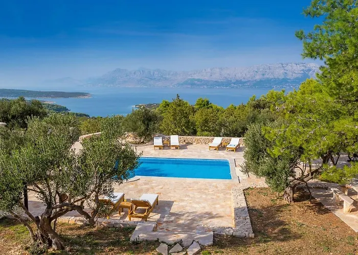 Viva Brac - Pool - Meerblick Villa