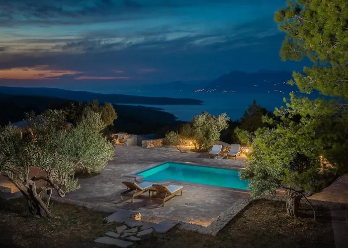 Villa Viva Brac - Pool - Meerblick Povlja (Brac)